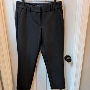 LOFT Curvy Slim Black Pants